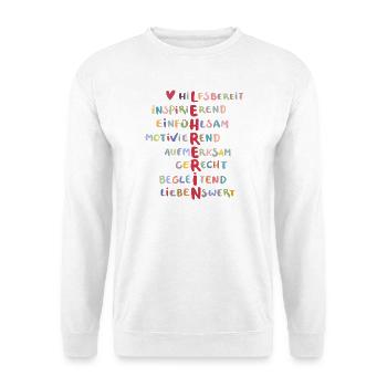 teacher - Unisex Sweatshirt - white - Front