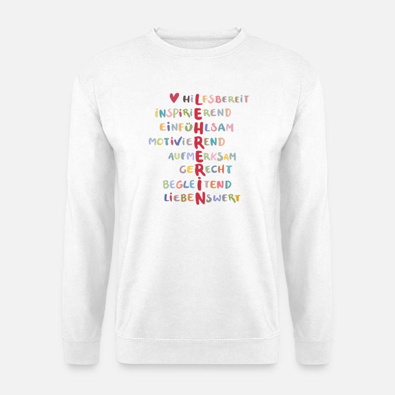 Lehrerin - Unisex Pullover - Weiß