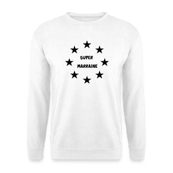 SUPER MARRAINE - Sweat-shirt Unisexe - blanc - Devant