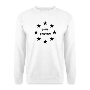 SUPER TONTON - Sweat-shirt Unisexe - blanc - Devant