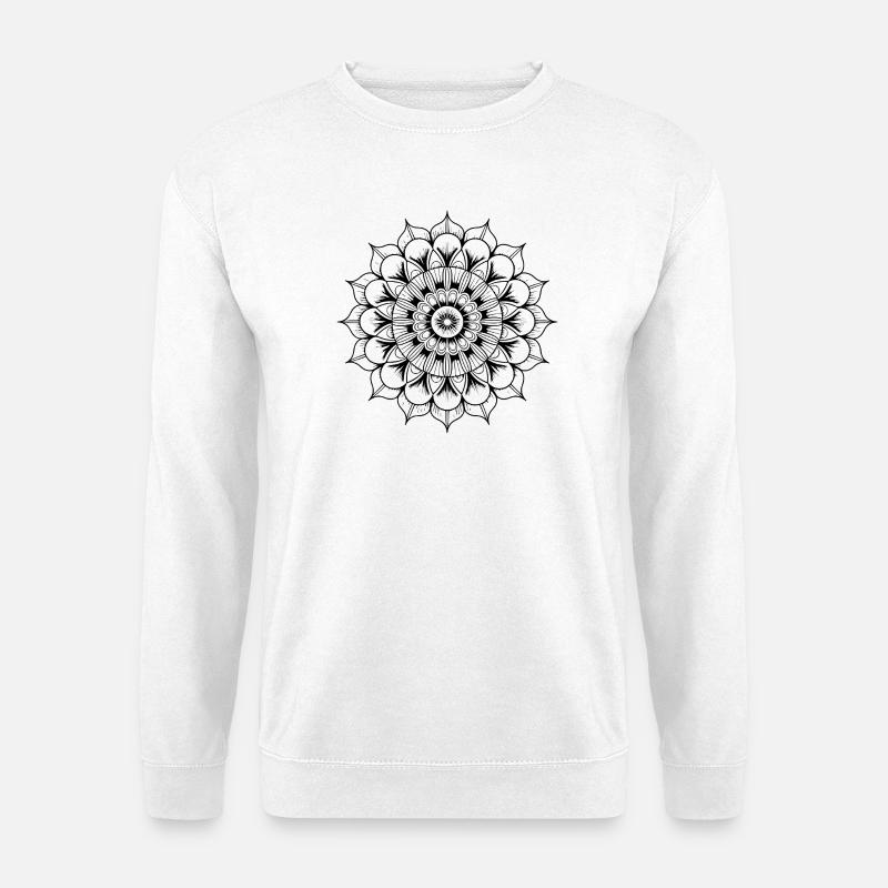 Mandala - Unisex Pullover - Weiß