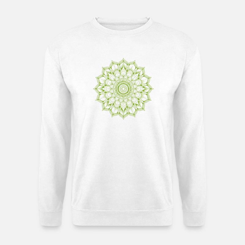 Mandala - Unisex Pullover - Weiß