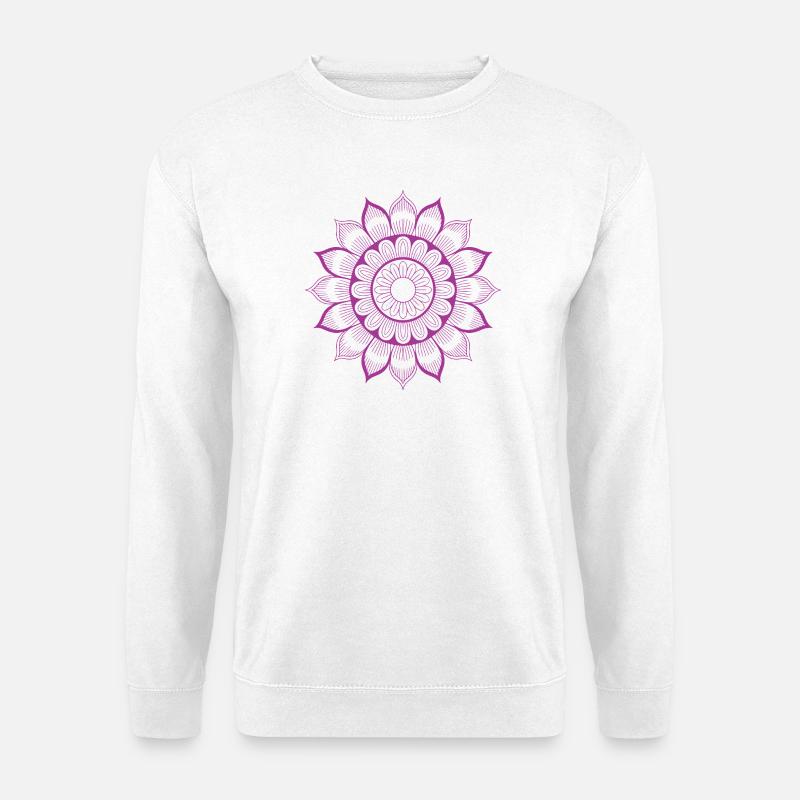 Mandala - Unisex Pullover - Weiß