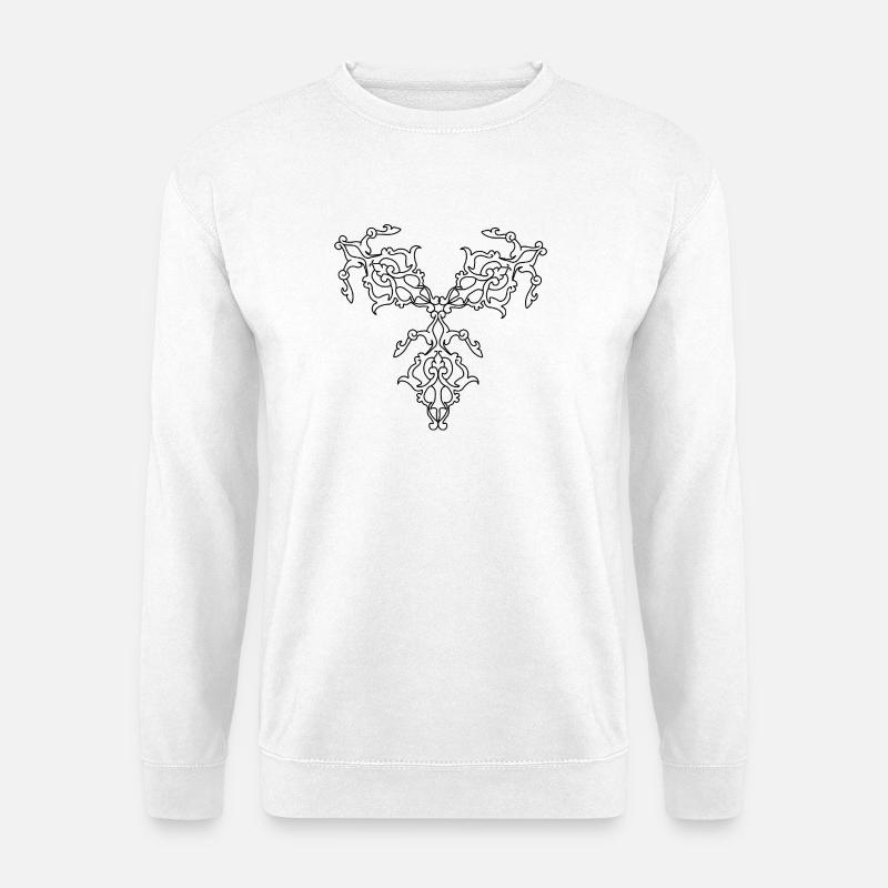 Geometric Patterns - Unisex Sweatshirt - white