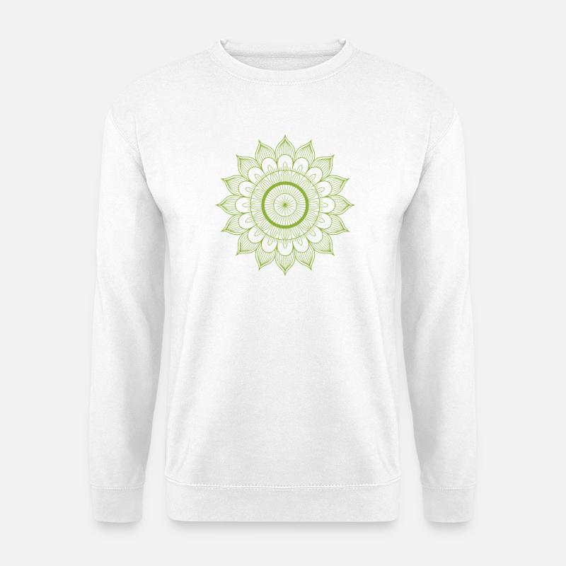 Mandala - Unisex Pullover - Weiß