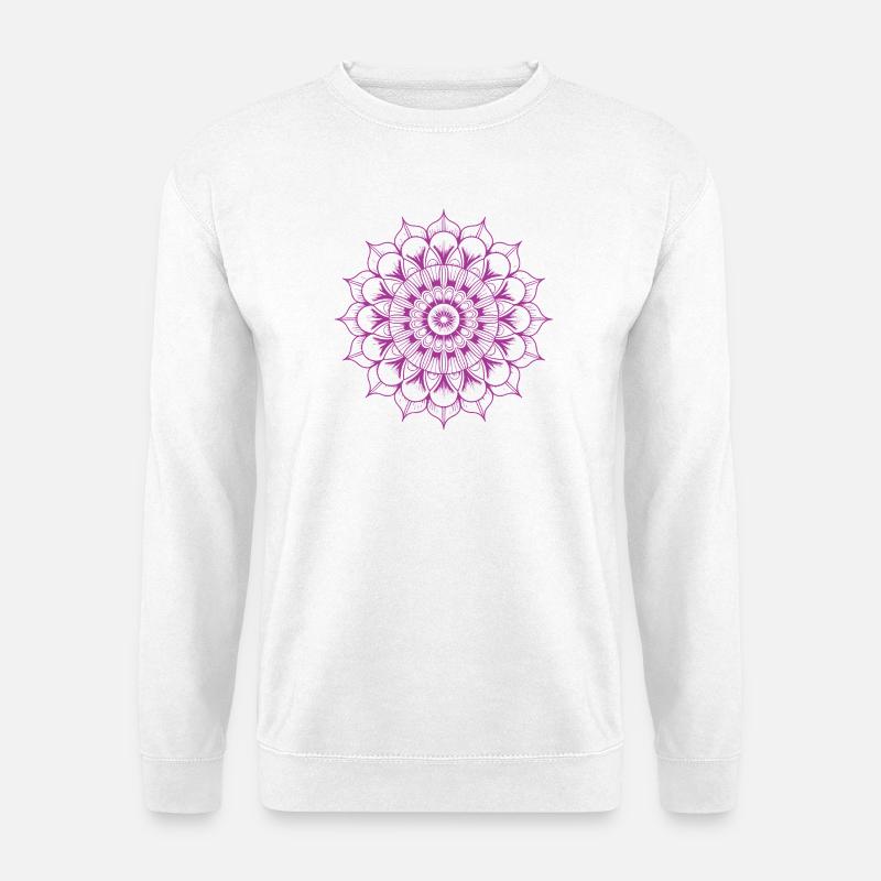 Mandala - Unisex Pullover - Weiß