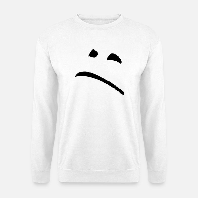 sad - Unisex Pullover - Weiß