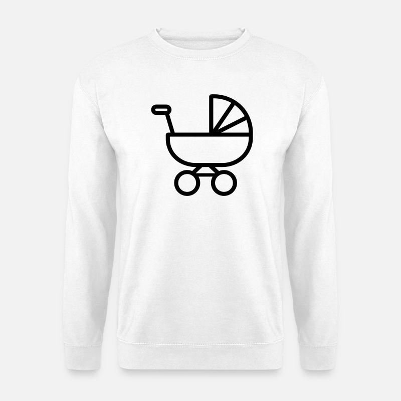 stroller_-1-stroller - Unisex Sweatshirt - white
