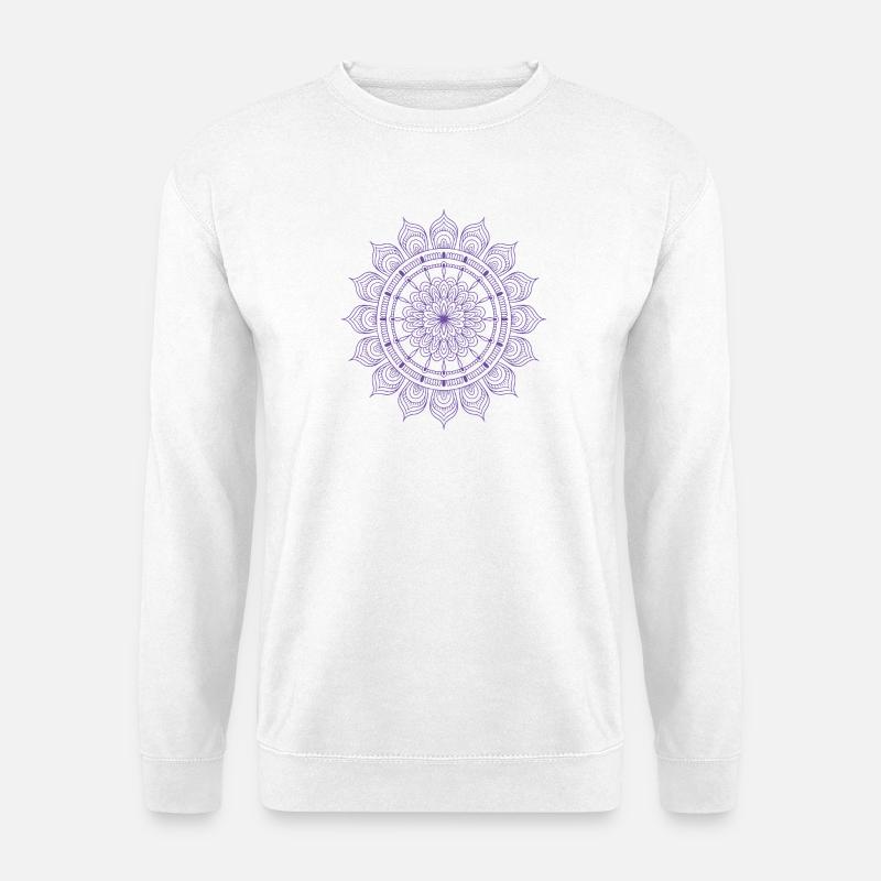 Mandala - Unisex Pullover - Weiß