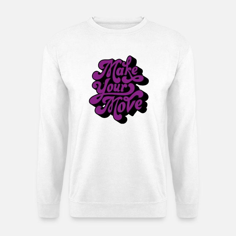 Make Your Move Retro - Unisex Sweatshirt - white
