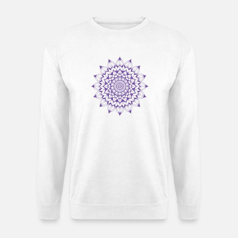 Mandala - Unisex Pullover - Weiß