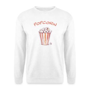 Popcorn Costume Carnival Costume for Women, Popcorn - Unisex Sweatshirt - white - Front