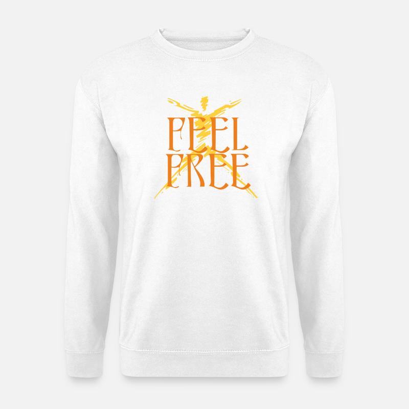 feel_free - Unisex Pullover - Weiß