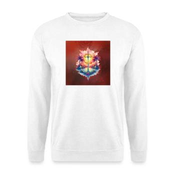 Solar Anchor in Tropical Paradise - Unisex Sweatshirt - white - Front