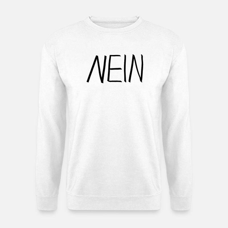 NEIN - Unisex Pullover - Weiß
