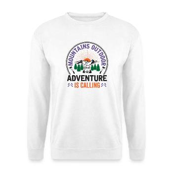 Mountains - Adventure is Calling - Unisex Sweatshirt - white - Front