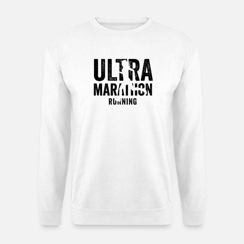 Ultra-Marathon-Lauf - Unisex Pullover - Weiß
