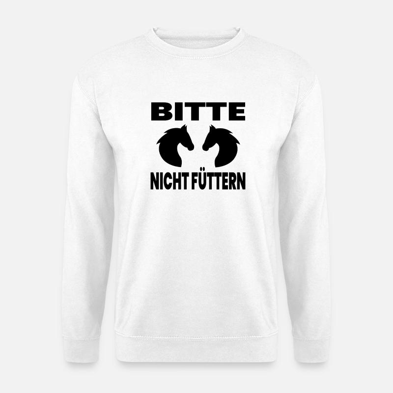 horses - Unisex Sweatshirt - white