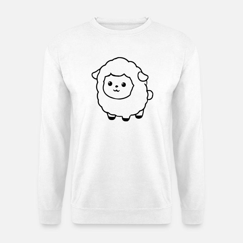 Schaf Schäfchen Lamm - Unisex Pullover - Weiß