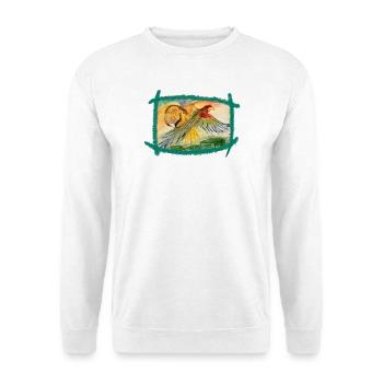 Aras over the rainforest - Unisex Sweatshirt - white - Front