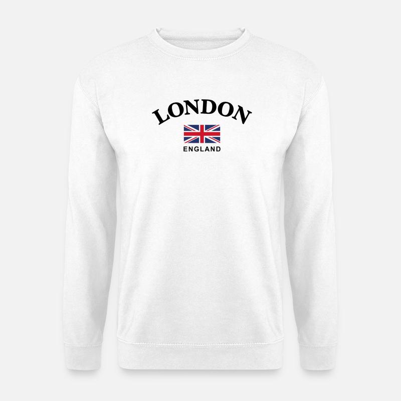 London, England - Unisex Pullover - Weiß