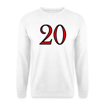 20. 20th ANNIVERSARY. 20 YEARS ANNIVERSARY. 20 YEARS. - Unisex Sweatshirt - white - Front