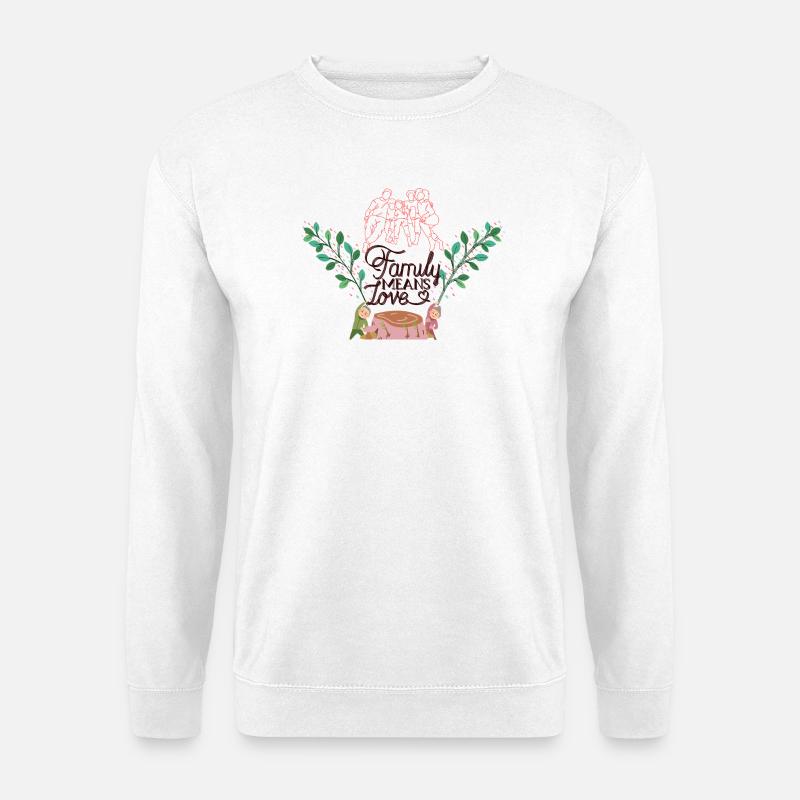 family_tree - Unisex Pullover - Weiß
