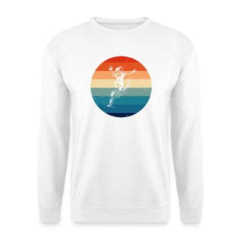 Klassisches Handball Motiv fuer Frauen - Unisex Pullover - Weiß - Vorne