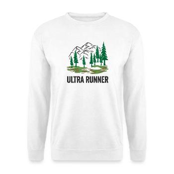 Ultra Runner - Unisex Sweatshirt - white - Front