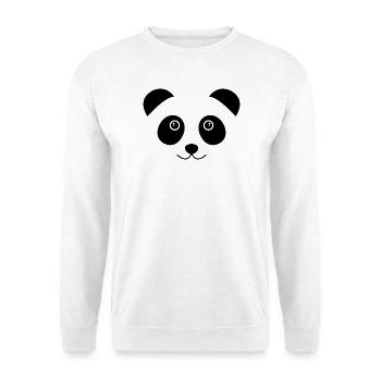 Visage de panda - Sweat-shirt Unisexe - blanc - Devant