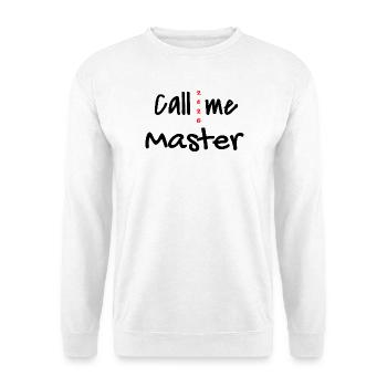 Master 2026 Abschluss Promotion Sponsion - Unisex Pullover - Weiß - Vorne
