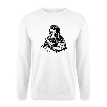 Dage, Guerrier Guerrier Combattant Romain, Dague à l’Épée - Sweat-shirt Unisexe - blanc - Devant