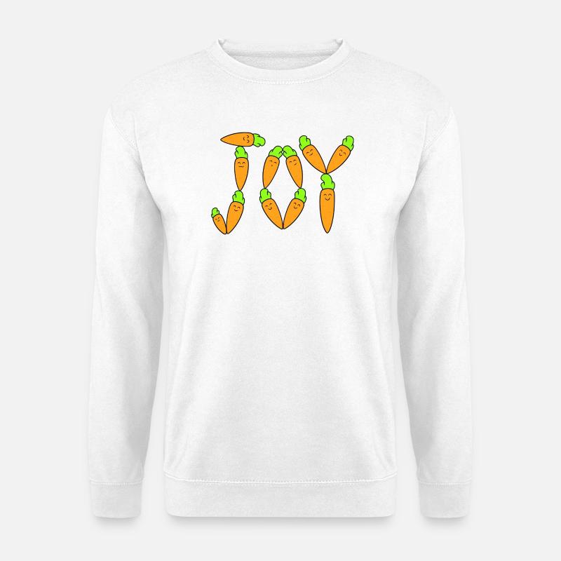 Karottenfreude - Unisex Pullover - Weiß