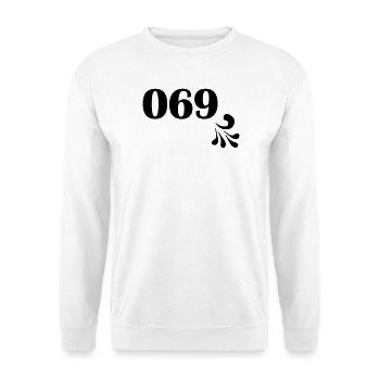 Frankfurt 069 Design by Bembeltown für Frankfurter - Unisex Pullover - Weiß - Vorne