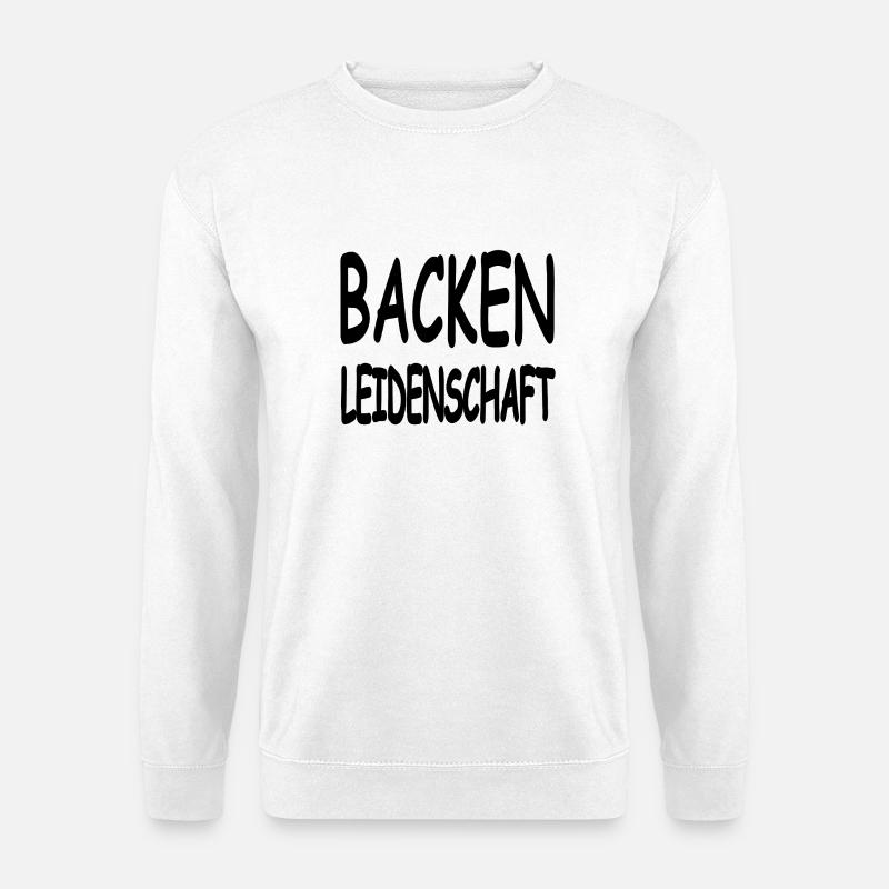 Backen - Unisex Pullover - Weiß