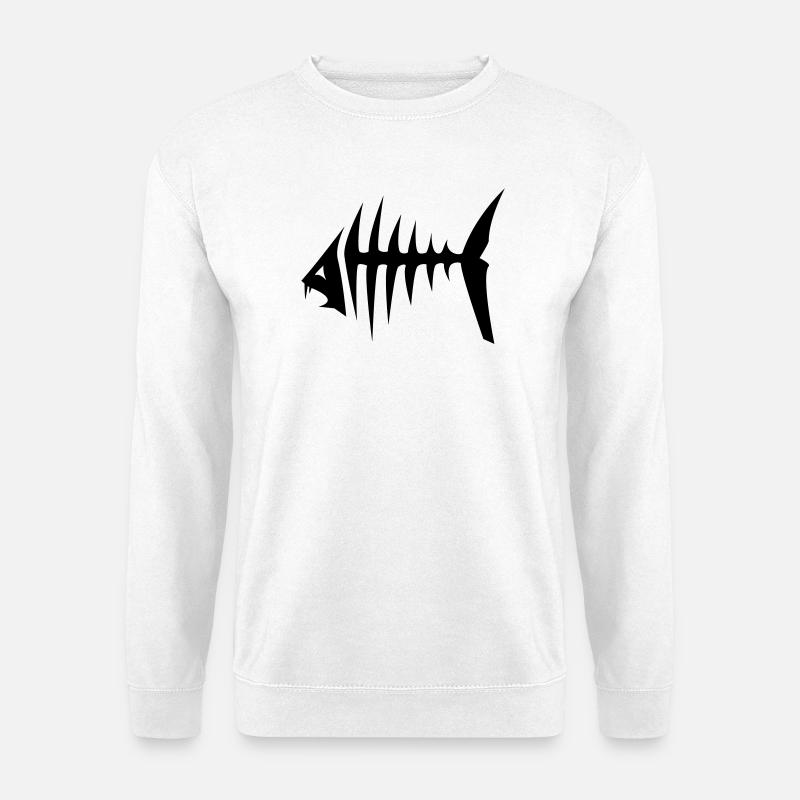 Piranha Fish - Unisex Pullover - Weiß