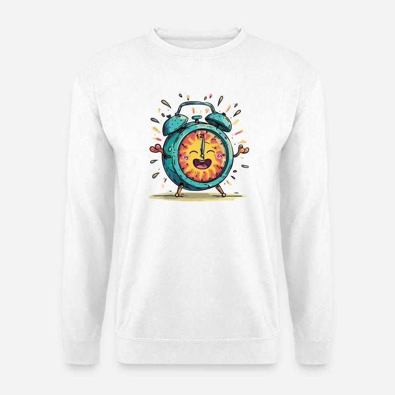 Sonnenwecker Jubelbild - Unisex Pullover - Weiß