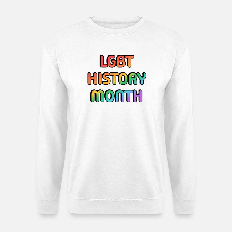 LGBT-Geschichtsmonat - Unisex Pullover - Weiß
