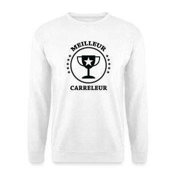 Best Tiler - Unisex Sweatshirt - white - Front