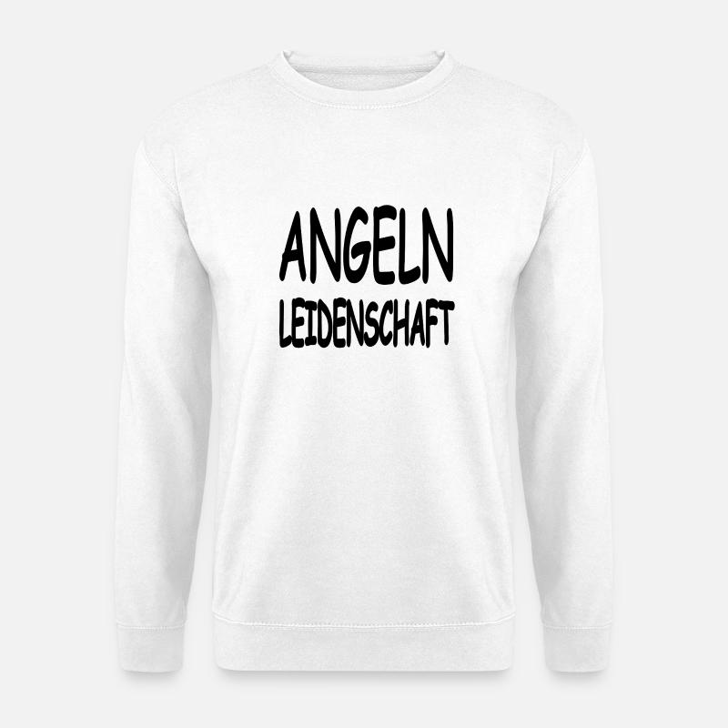 Angeln - Unisex Pullover - Weiß
