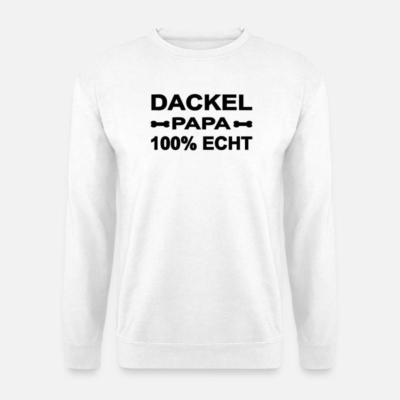 Dackel - Unisex Pullover - Weiß