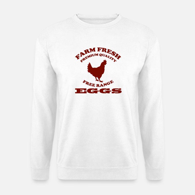 Eggs - Unisex Sweatshirt - white