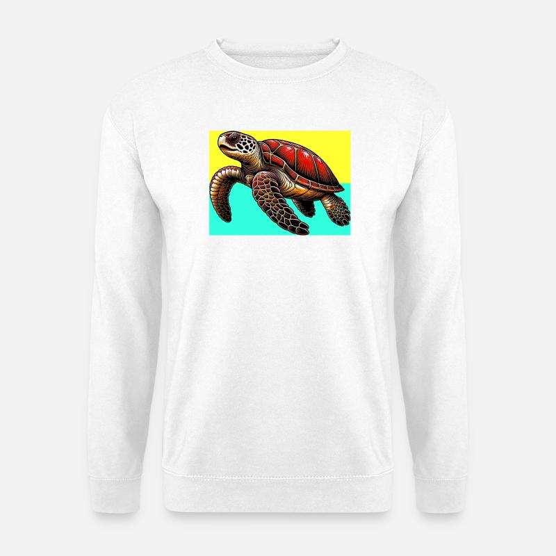 turtle - Unisex Sweatshirt - white