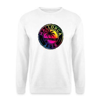 Mallorca 2026 Colorful - Unisex Sweatshirt - white - Front