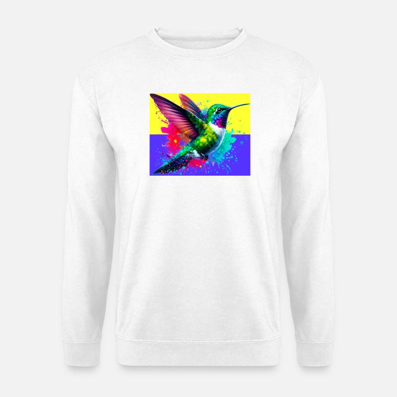 Kolibri - Unisex Pullover - Weiß