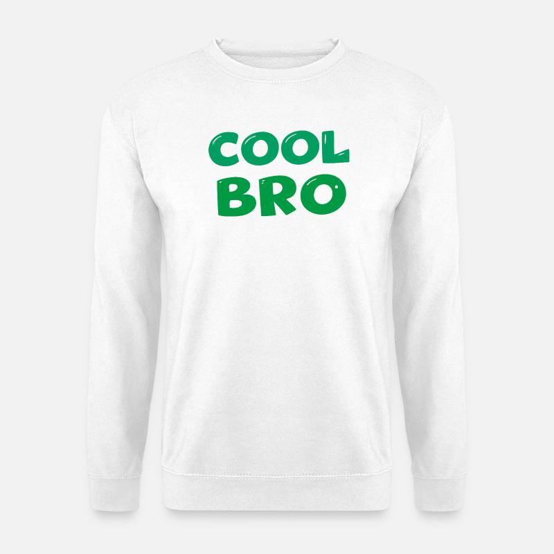Bold Green Bro - Unisex Pullover - Weiß