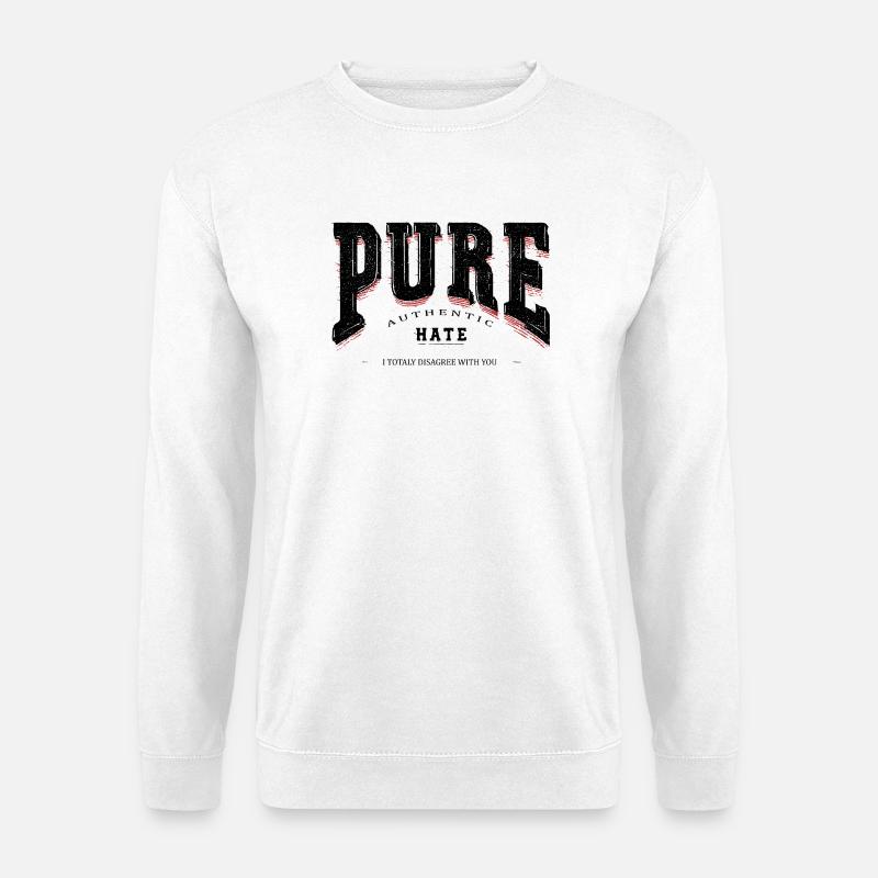 Pure HAte - Unisex Pullover - Weiß
