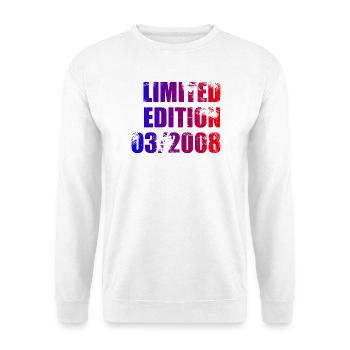18e anniversaire Édition Limitée 03/2008 - Sweat-shirt Unisexe - blanc - Devant