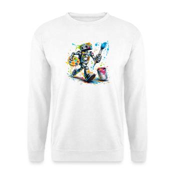 kreativer_Roboter - Sweat-shirt Unisexe - blanc - Devant