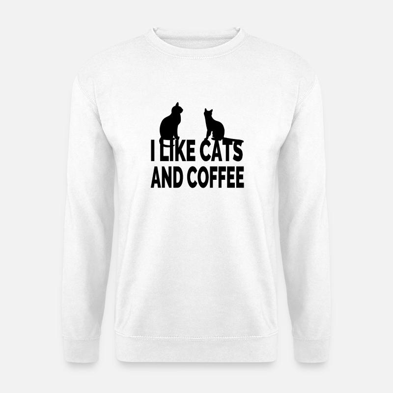 Katzen - Unisex Pullover - Weiß